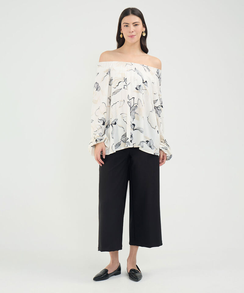 Blusa Estampado Botánico