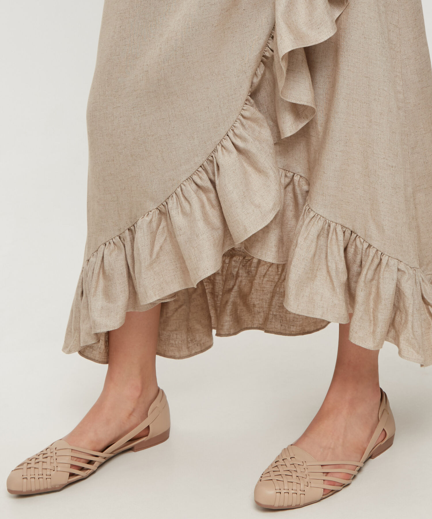 Vestido Unicolor Manga Bombacha