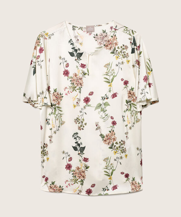 Blusa Manga Corta con Estampado