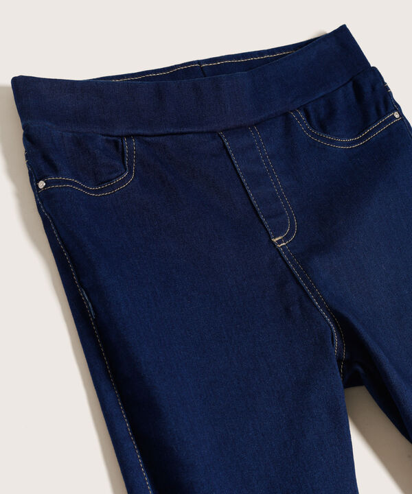 Jegging Tiro Alto con Costuras image number null