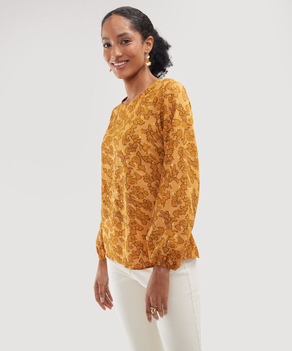 Blusa Estampada Manga Larga image number null