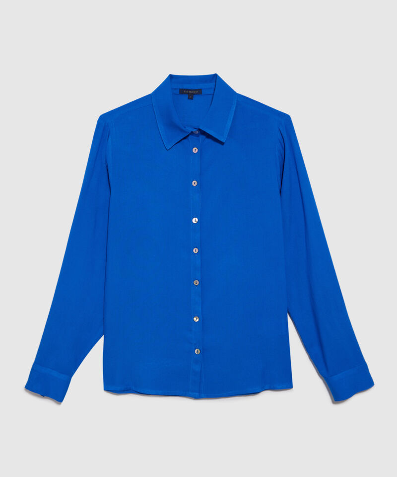 Camisa Manga Larga con Cuello Camisero