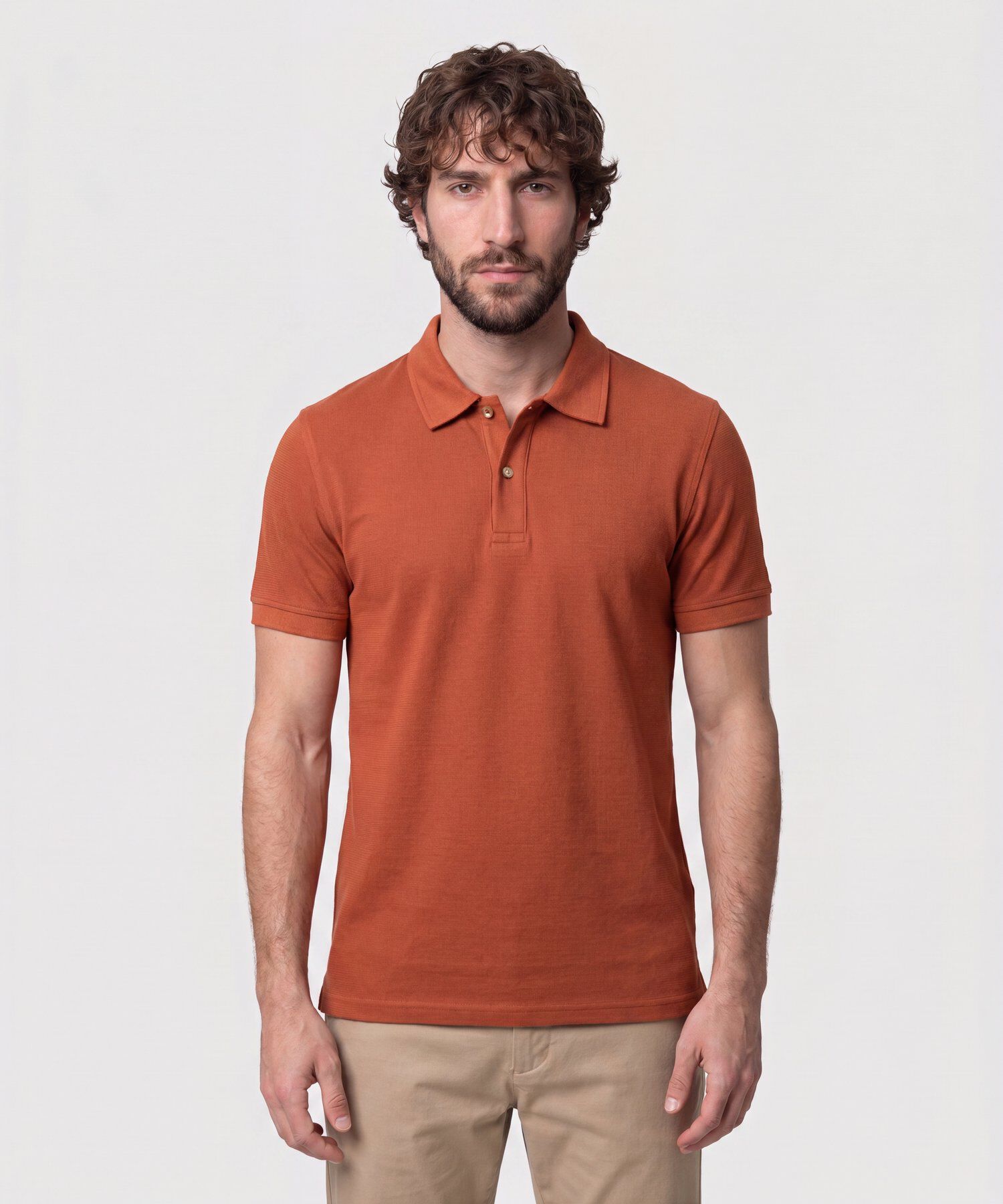 Polo Con Perilla Larga Para Hombre