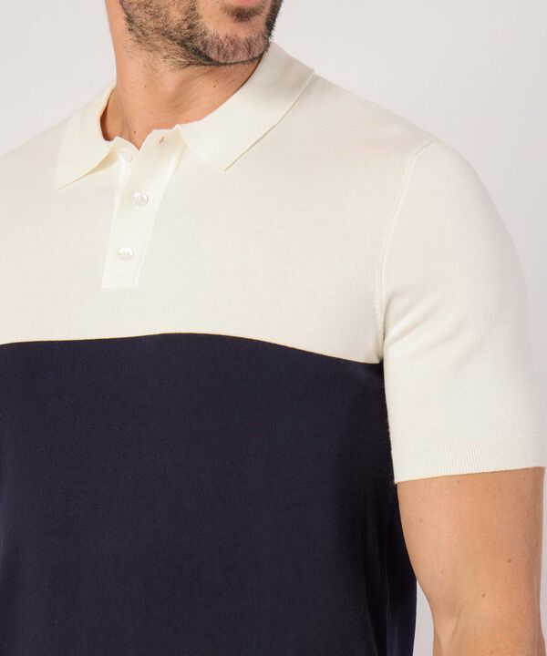 Polo Bicolor Manga Corta  image number null