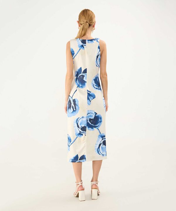 Vestido Estampado con Anudado