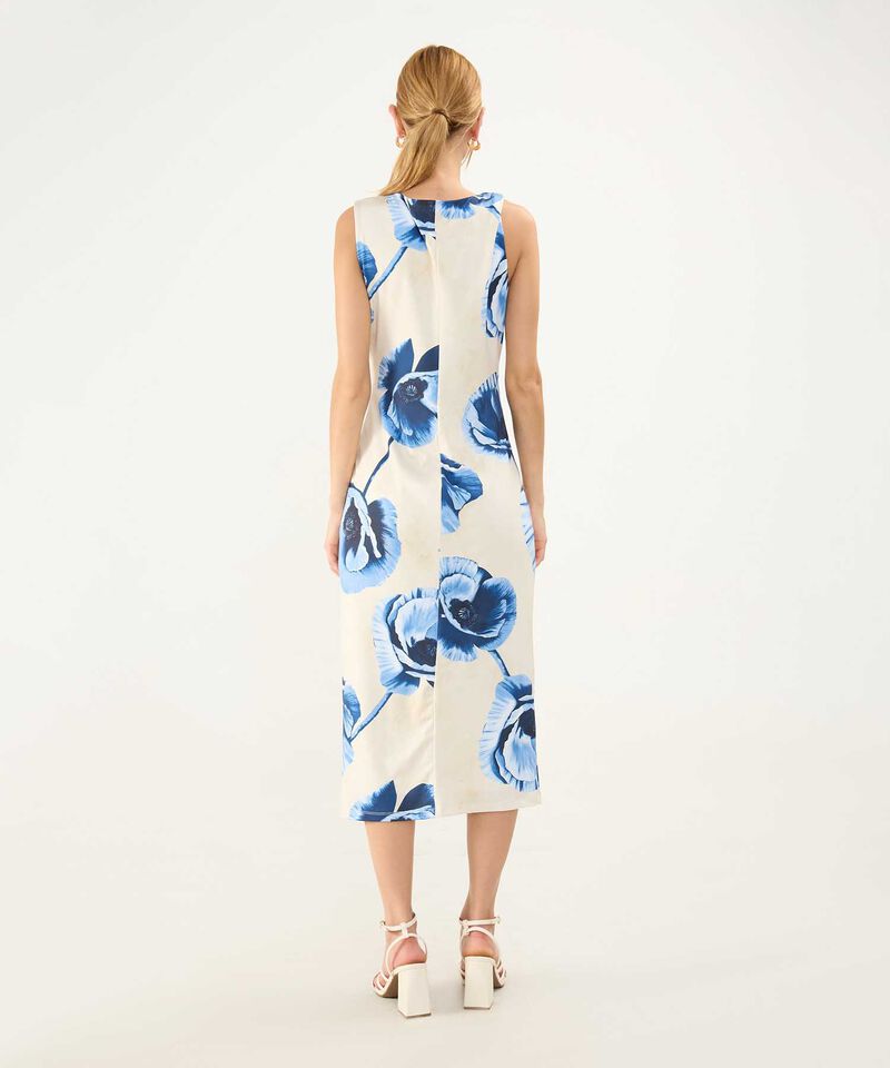 Vestido Estampado con Anudado