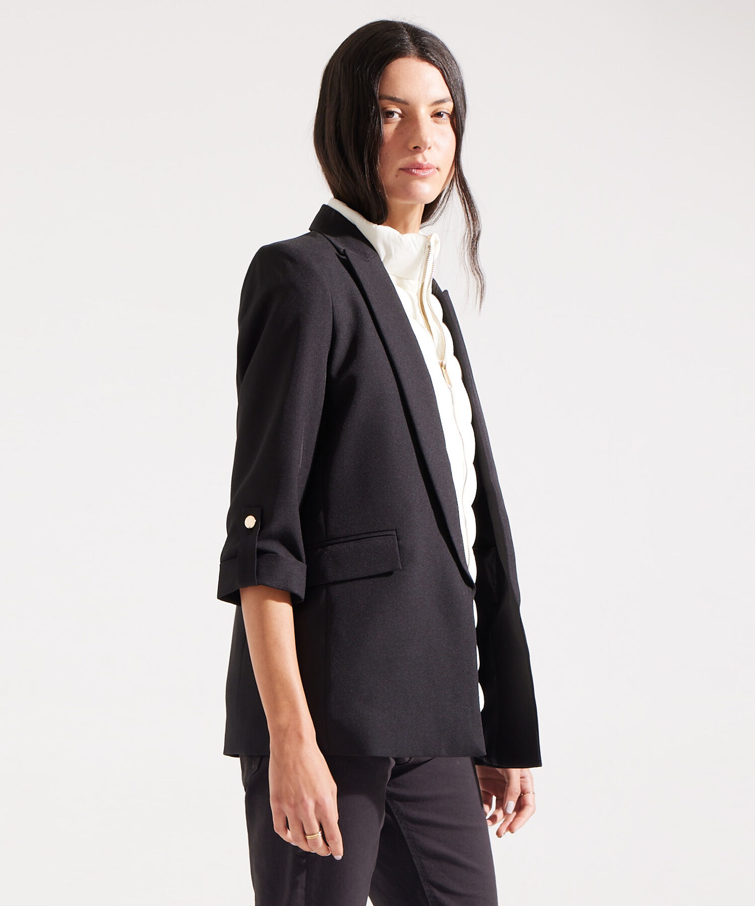 Blazer Abierto con Charreteras 