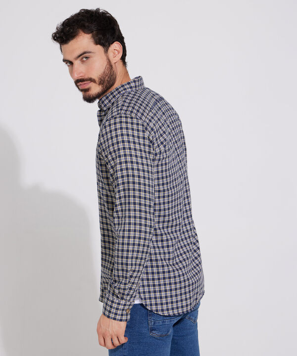 Camisa Manga Larga Preteñida