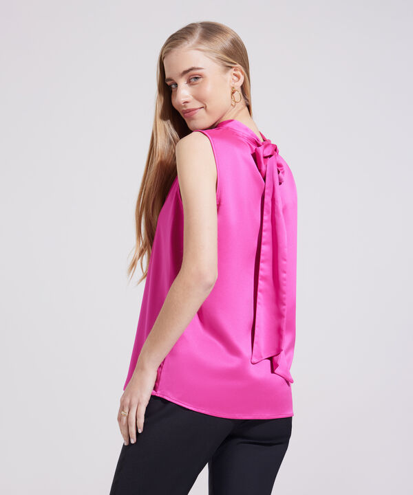 Blusa De Anudar Manga Sisa