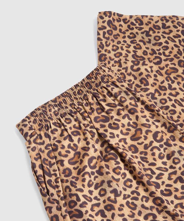 Pantalon animal print para mujer curvy image number null