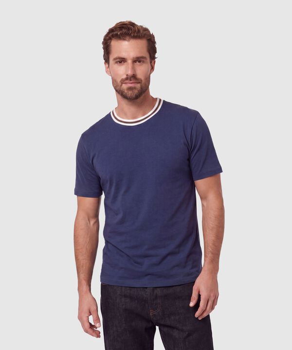 Camiseta Cuello Con Detalle Para Hombre image number null