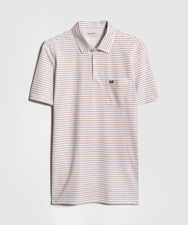 Polo Estampada Silueta Regular