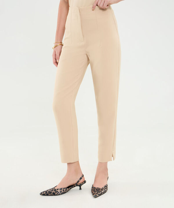 Pantalon Tiro Alto Para Mujer image number null