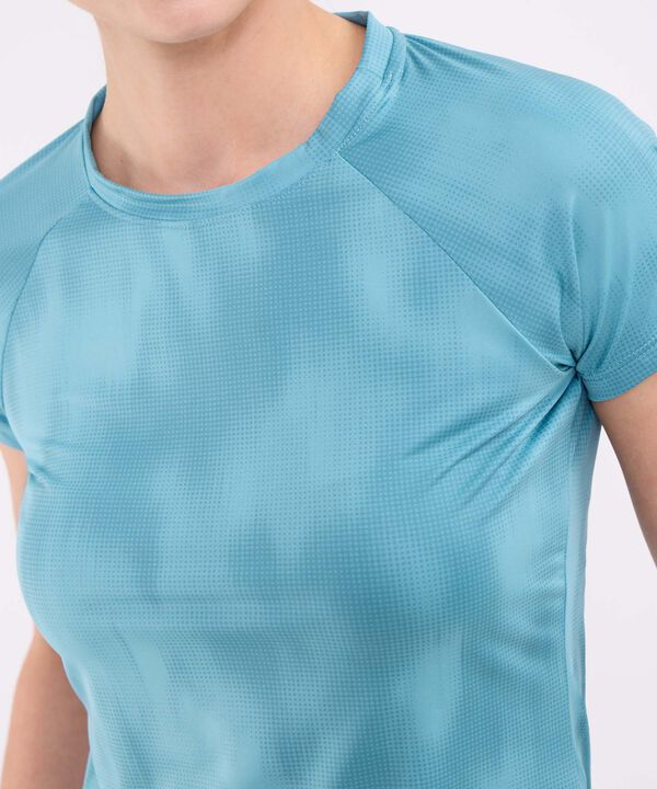 Camiseta manga corta estampada para mujer image number null