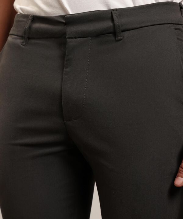 Pantalon Tipo Chino Unicolor 