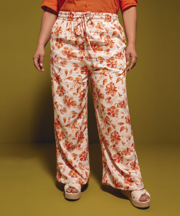 Pantalón Fluido con Estampado