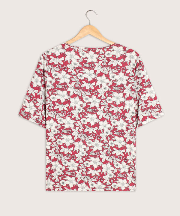 Camiseta mujer manga 3/4 estampada image number null