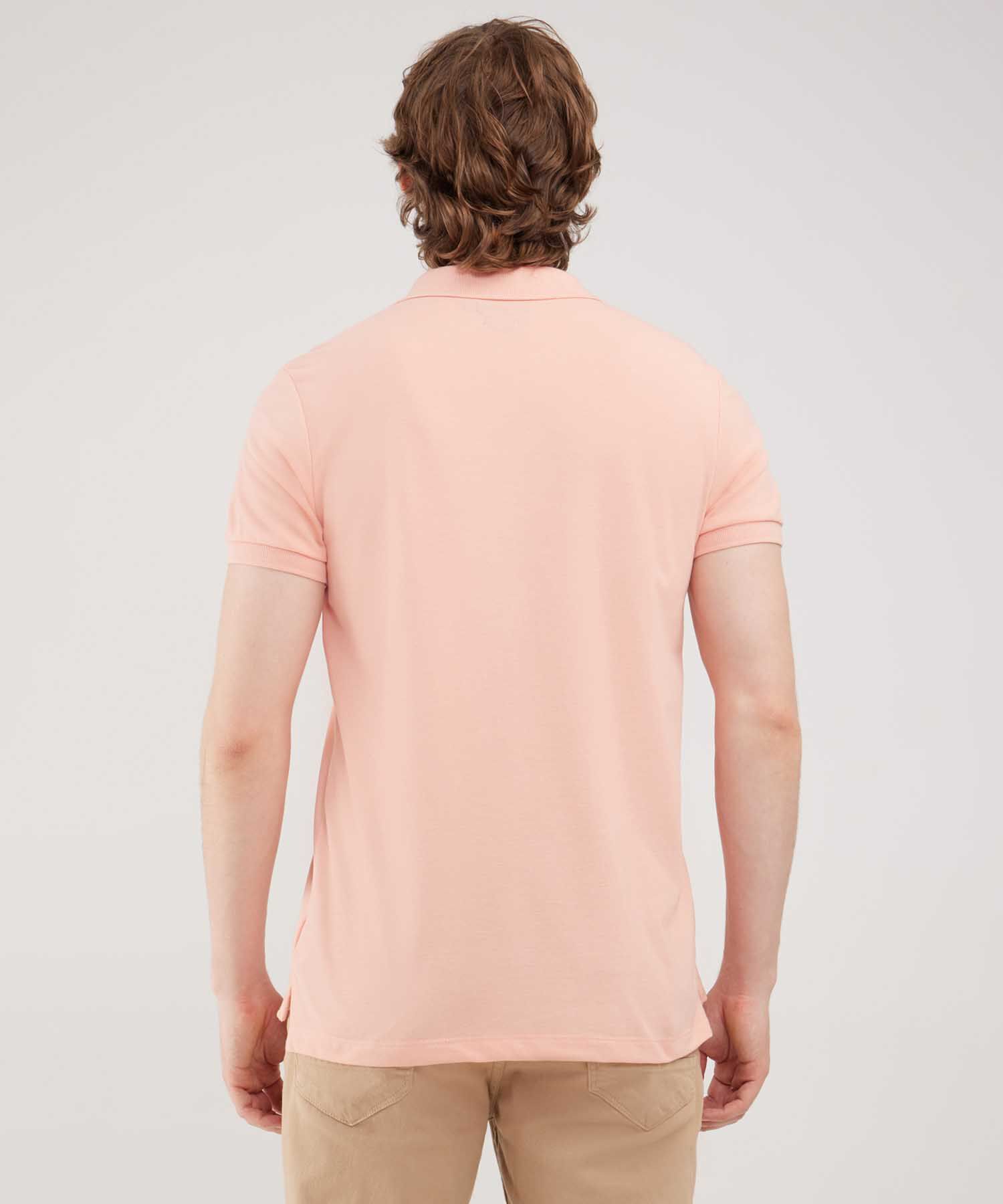 Polo Tejido Unicolor Cuello Y Puños Tejidos,Sin Bolsillo Con Hiladillo.