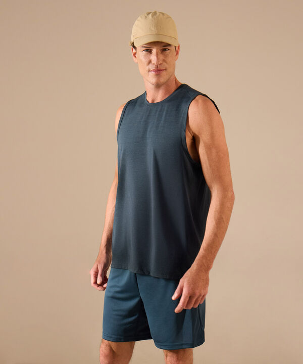 Camiseta Sin Mangas Deportiva para Hombre image number null