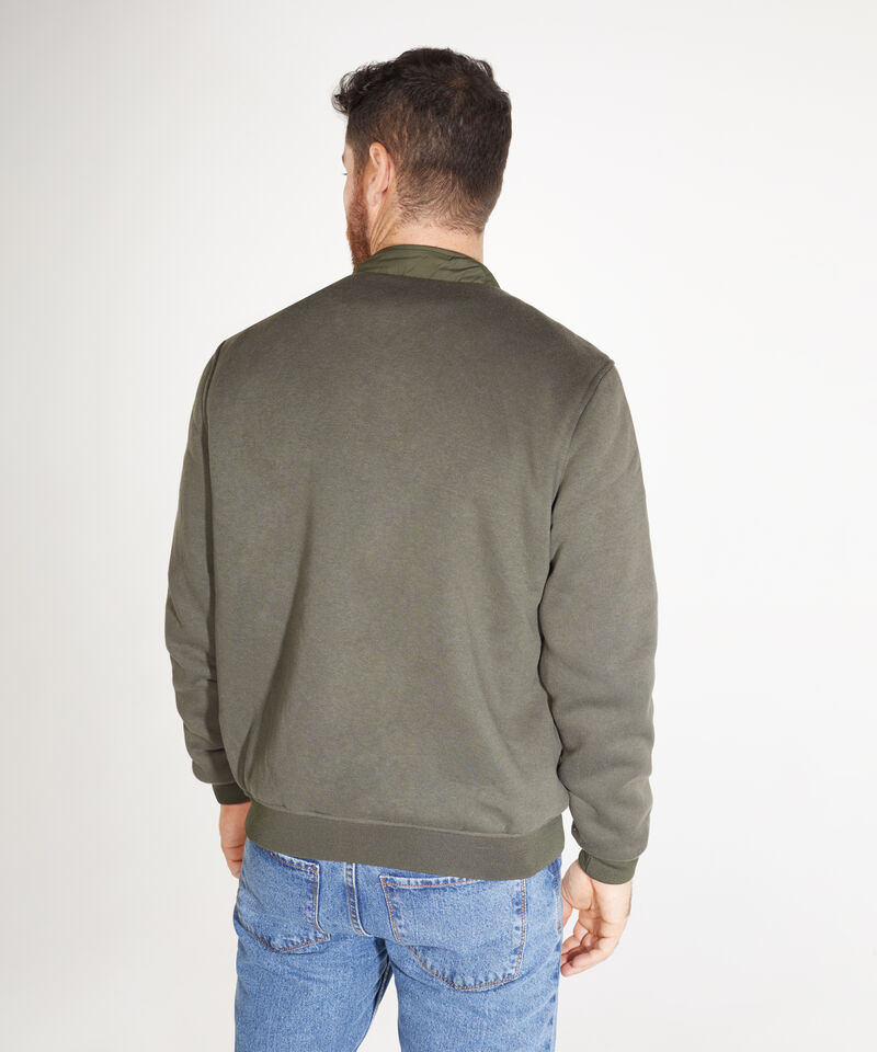 Chaqueta Acolchada De Punto Y Plano