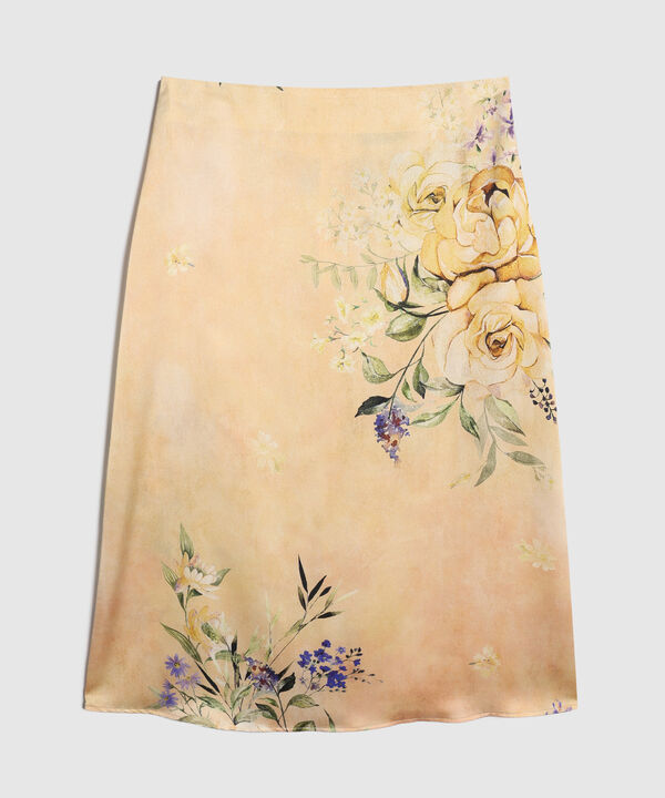 Falda Estampada Midi
