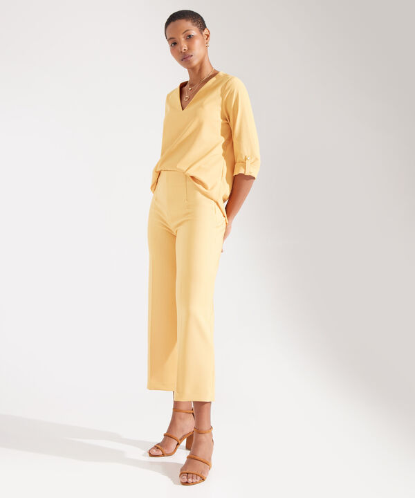 Pantalón Culotte Tiro Alto