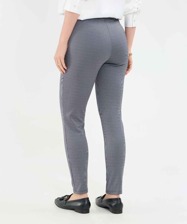 Leggins unicolor con broches en frente para mujer