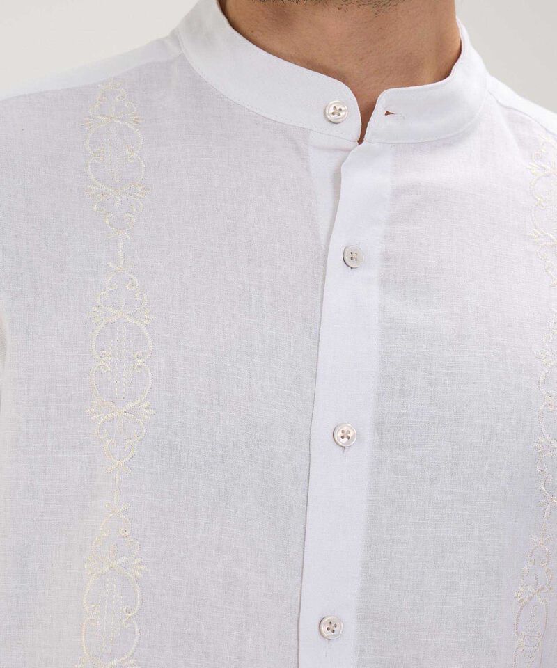 Guayabera en Efecto Lino