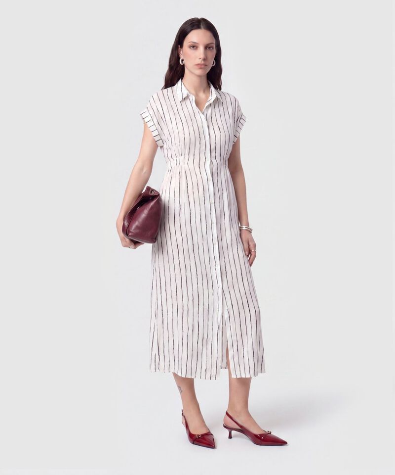 Vestido Camisero Largo para Mujer