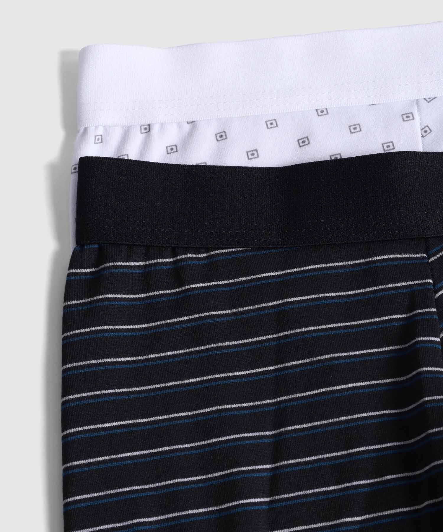 Set X2 B&oacute;xers Medios Estampados Para Hombre