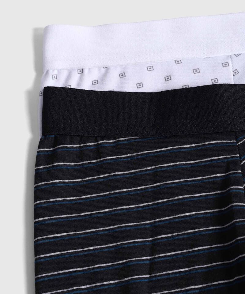 Set X2 B&oacute;xers Medios Estampados Para Hombre
