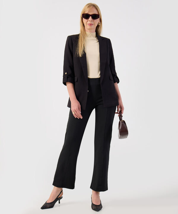 Leggings Mujer Talle Alto Botones Decorativos image number null