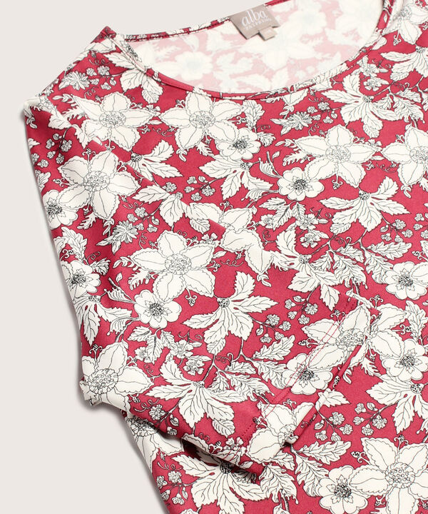 Camiseta mujer manga 3/4 estampada