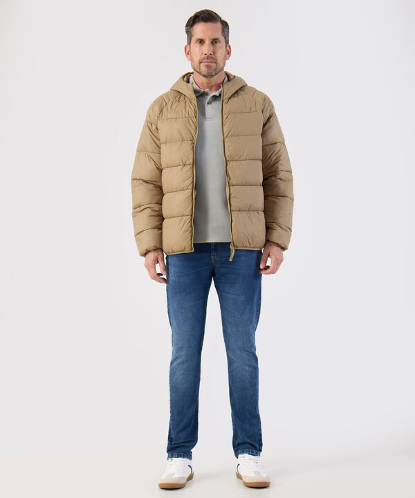 Chaqueta Acolchada Con Capota Para Hombre image number null