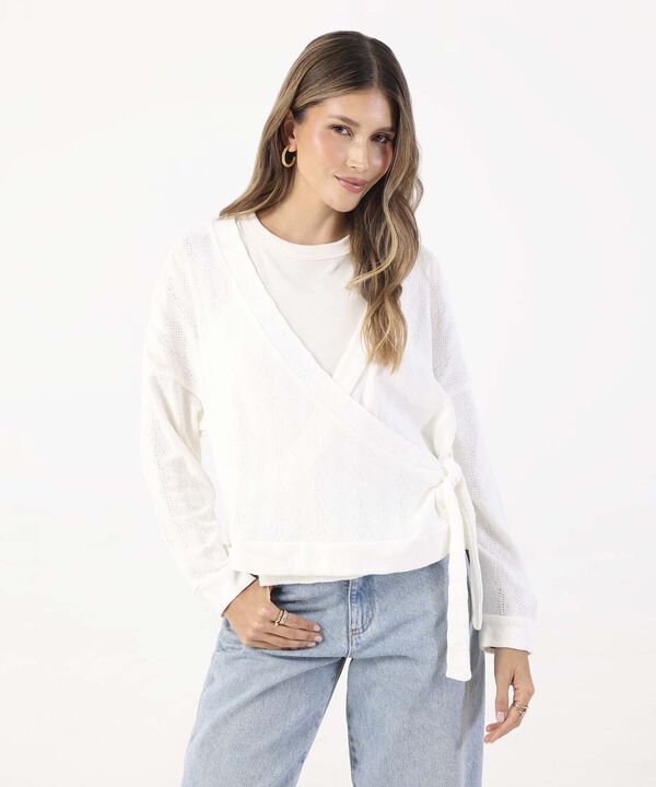 Saco Unicolor Texturizado 