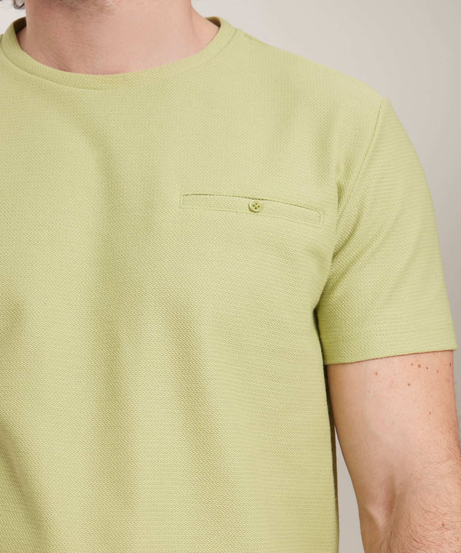 Camiseta Manga Corta Con Bolsillo