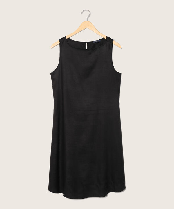 Vestido Unicolor Manga Sisa