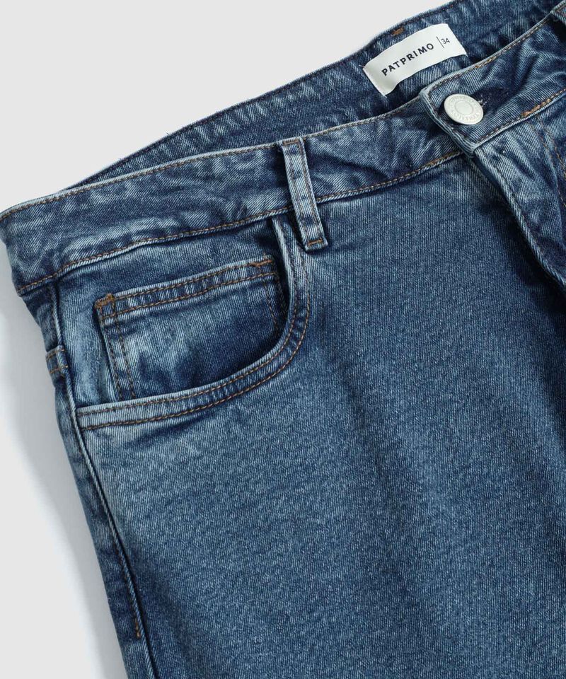Jeans Regular Fit B&aacute;sico Para Hombre