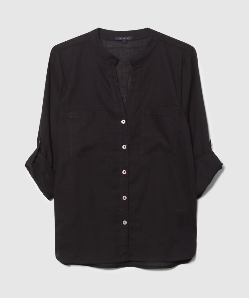 Blusa Manga ¾ en Lino