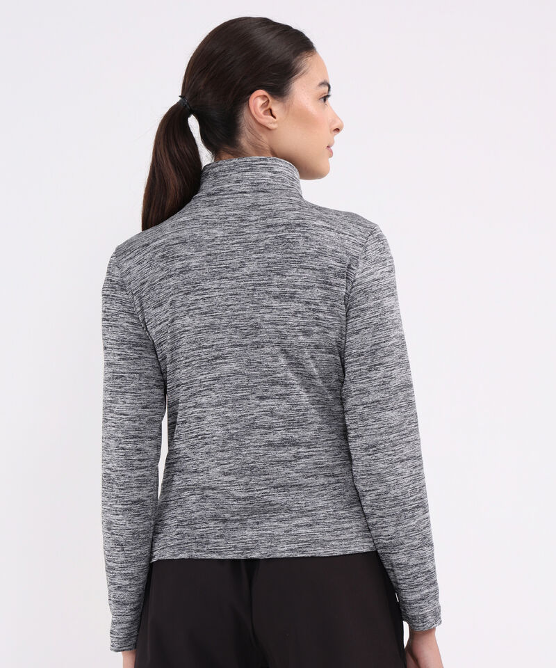 Chaqueta Cuello Alto Unicolor