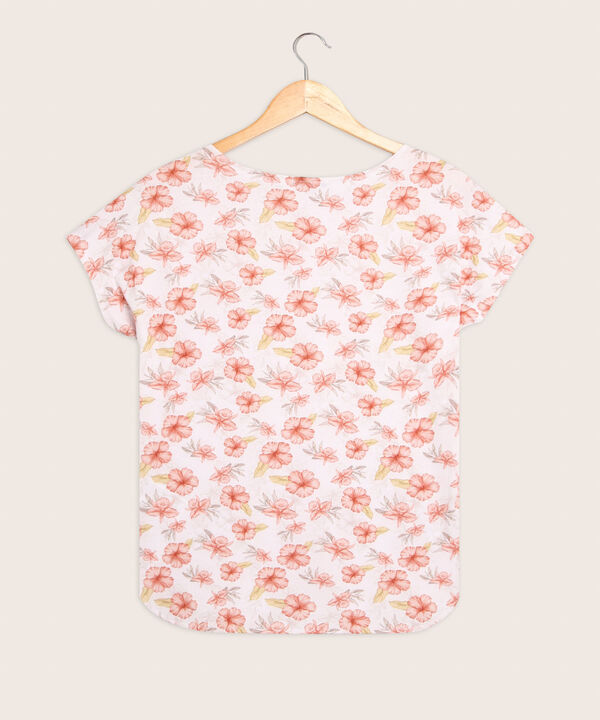 Camiseta Estampada Cuello Redondo
