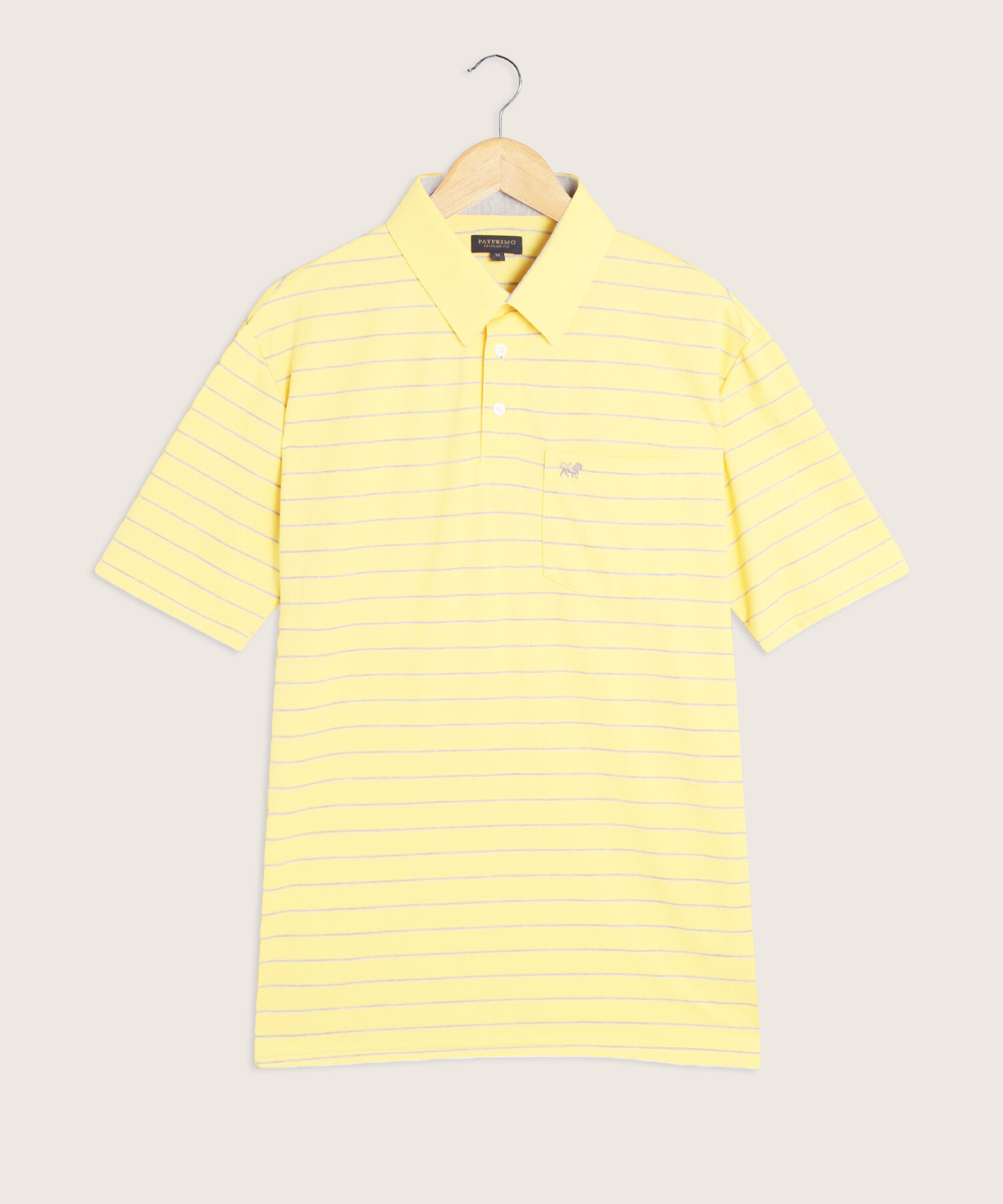 Polo Cuello Duro  Preteñido Bicolor