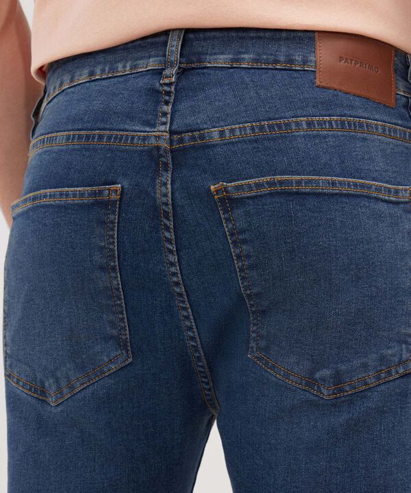 Jean Slim Tono Azul Medio image number null