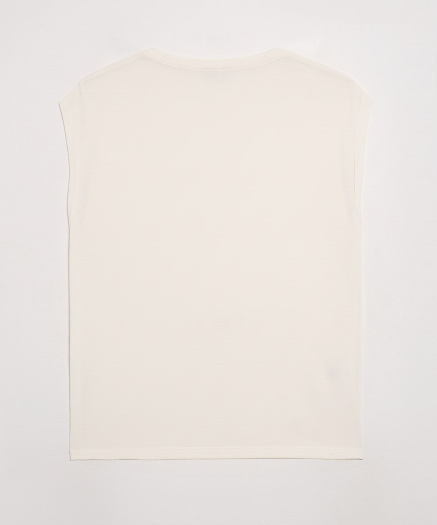 Camiseta Mujer Hombros Fruncidos Sin Mangas