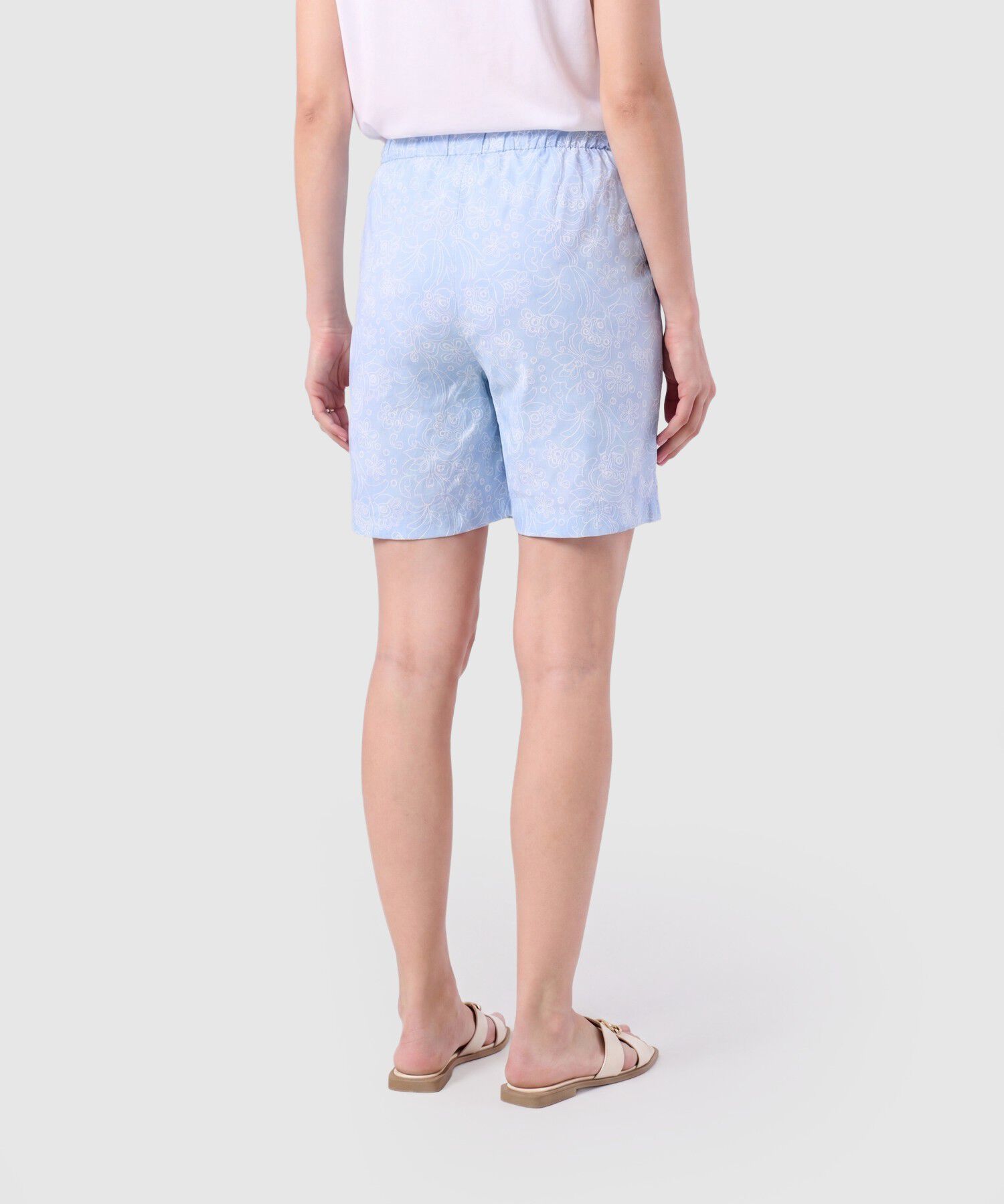 Bermuda Con Cord&oacute;n Ajustable Para Mujer
