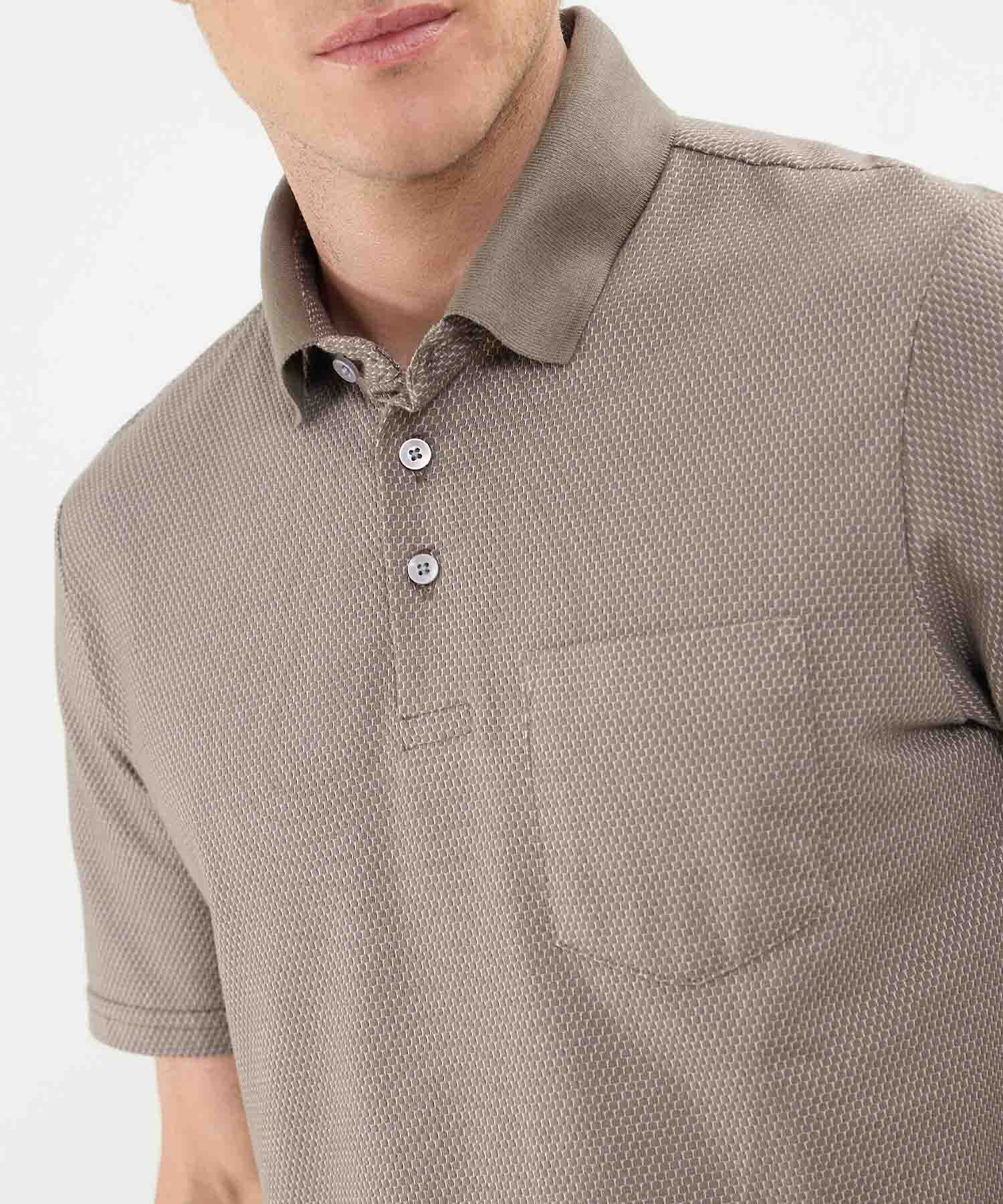 Polo Manga Corta Preteñida