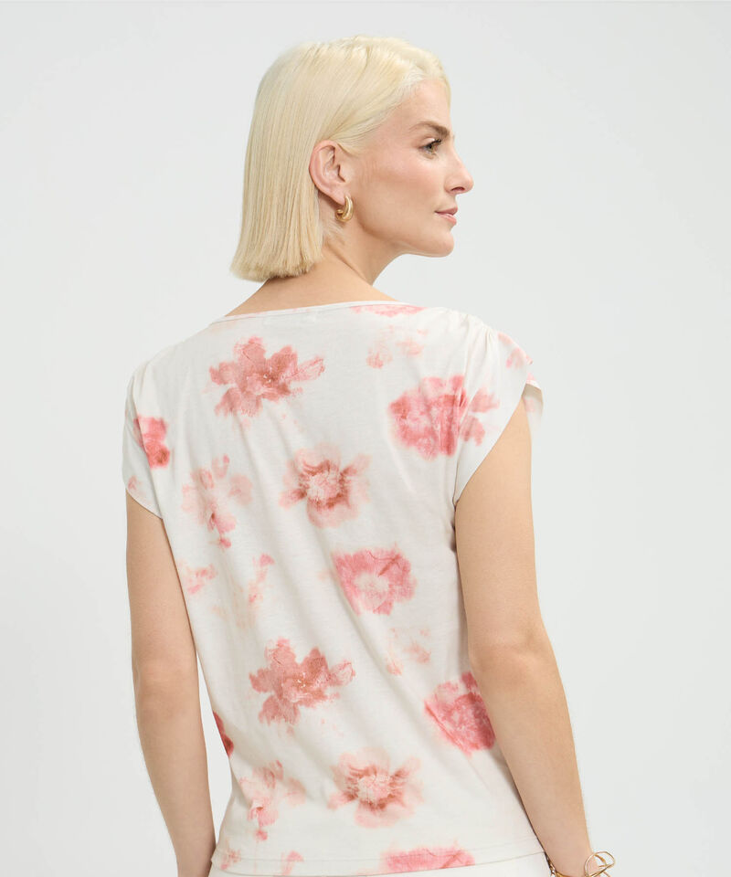 Camiseta Estampada Cuello V