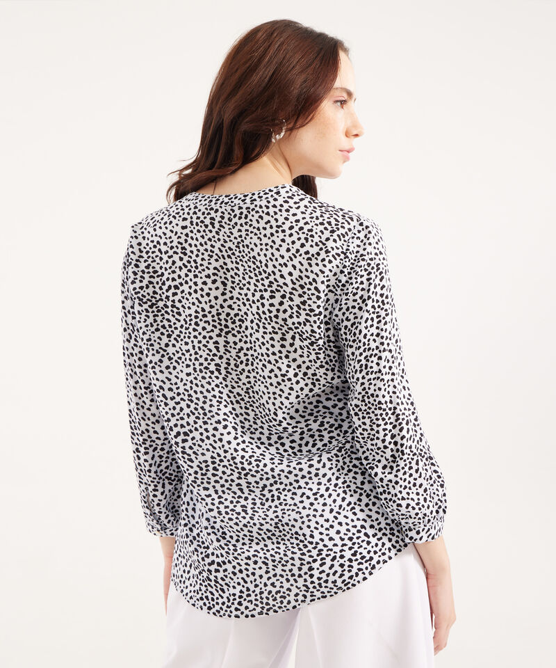 Blusa Con Estampado De Animal Print