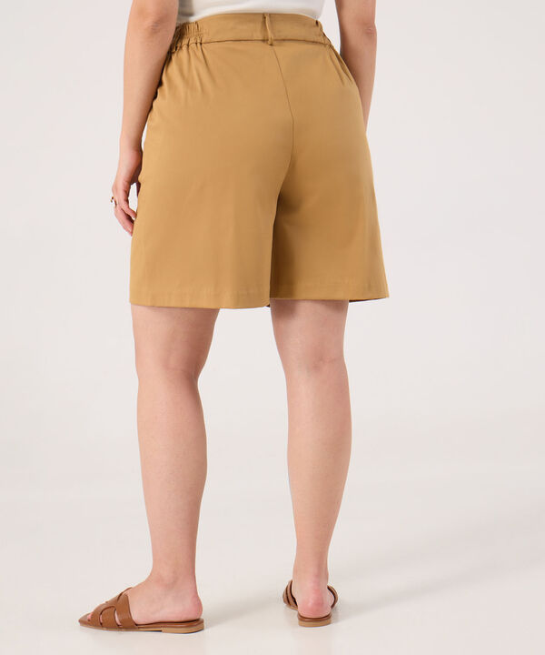 Bermuda Para Mujer Curvy Unicolor