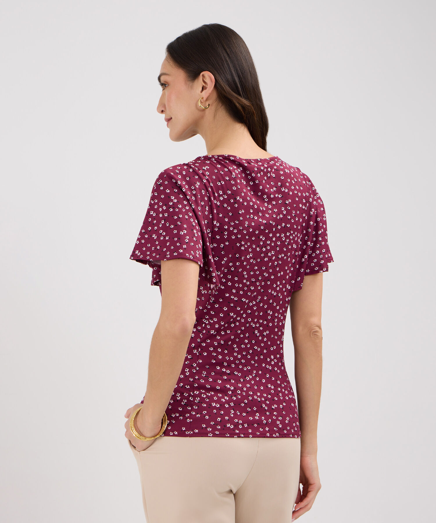 Camiseta Estampada Cuello Redondo